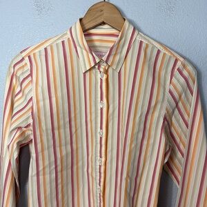Guy Rover Women's Striped Button Up Shirt‎